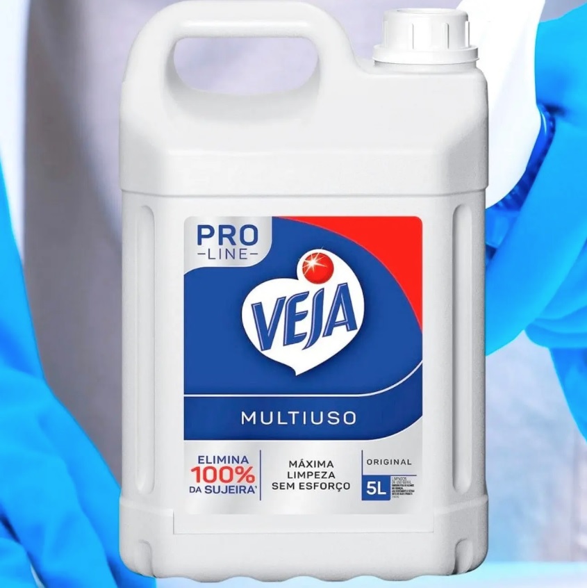 Limpador Multiuso Veja PRO Line 5L Original, Veja na Amazon
