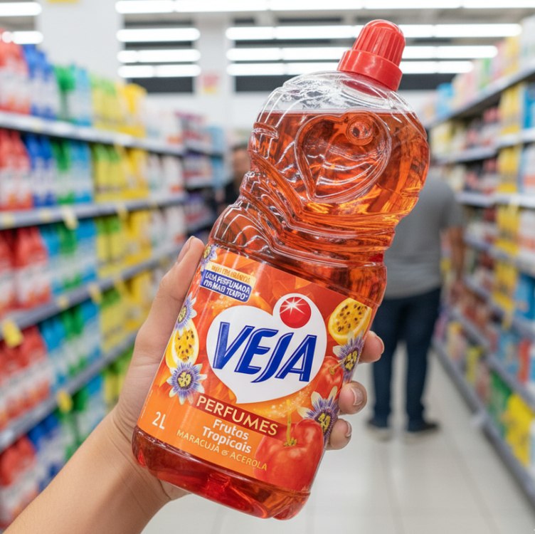 Limpador Perfumado Veja Tulipa da Holanda – 2L, Veja, Coral na Amazon