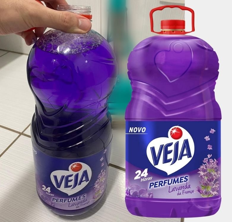 Limpador Perfumes Lavanda da França, Veja, 4 L na Amazon