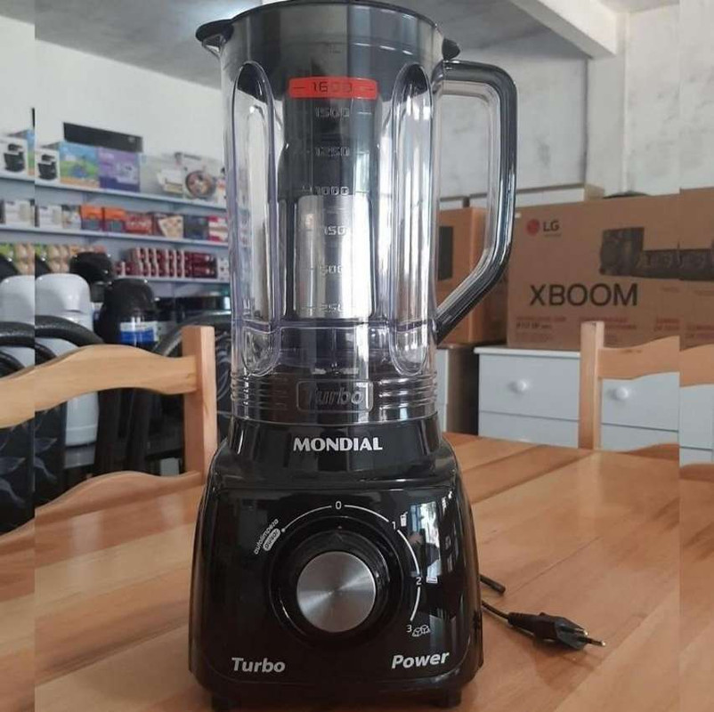 Liquidificador Mondial, Turbo Power 550W, 110V, Preto, 1,6L – L-99 FB na Amazon