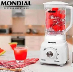 Liquidificador Mondial Turbo Power L-99-WG com Filtro 3 Velocidades 500W Branco e Cinza na Magazine Luiza