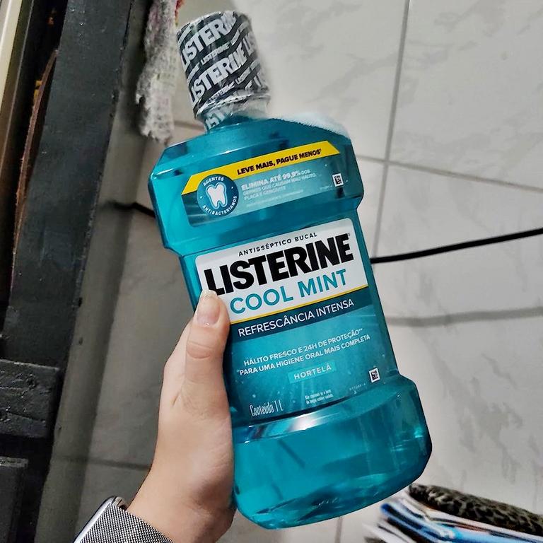 Listerine Cool Mint Enxaguante Bucal, 1L na Amazon