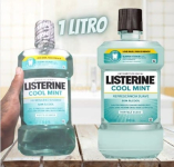 Listerine Cool Mint Enxaguante Bucal, 1L na Amazon