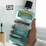 Listerine Cool Mint Enxaguante Bucal Sem Álcool, 1,5l na Amazon