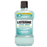 LISTERINE® Cool Mint Enxaguante Bucal Sem Álcool, 1L na Amazon