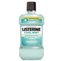 LISTERINE® Cool Mint Enxaguante Bucal Sem Álcool, 1L na Amazon