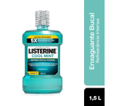 Listerine Enxaguante Bucal Cool Mint, 1,5L na Amazon