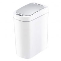 Lixeira Automática Para Banheiro NINESTARS AMZ-7-2, 7 Litros, Branco na Amazon