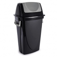 Lixeira Basculante Plasútil Ouro Velho 28 L na Amazon
