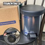 Lixeira Com Pedal New Tramontina Em Aço Inox Com Acabamento Polido 5 L na Amazon