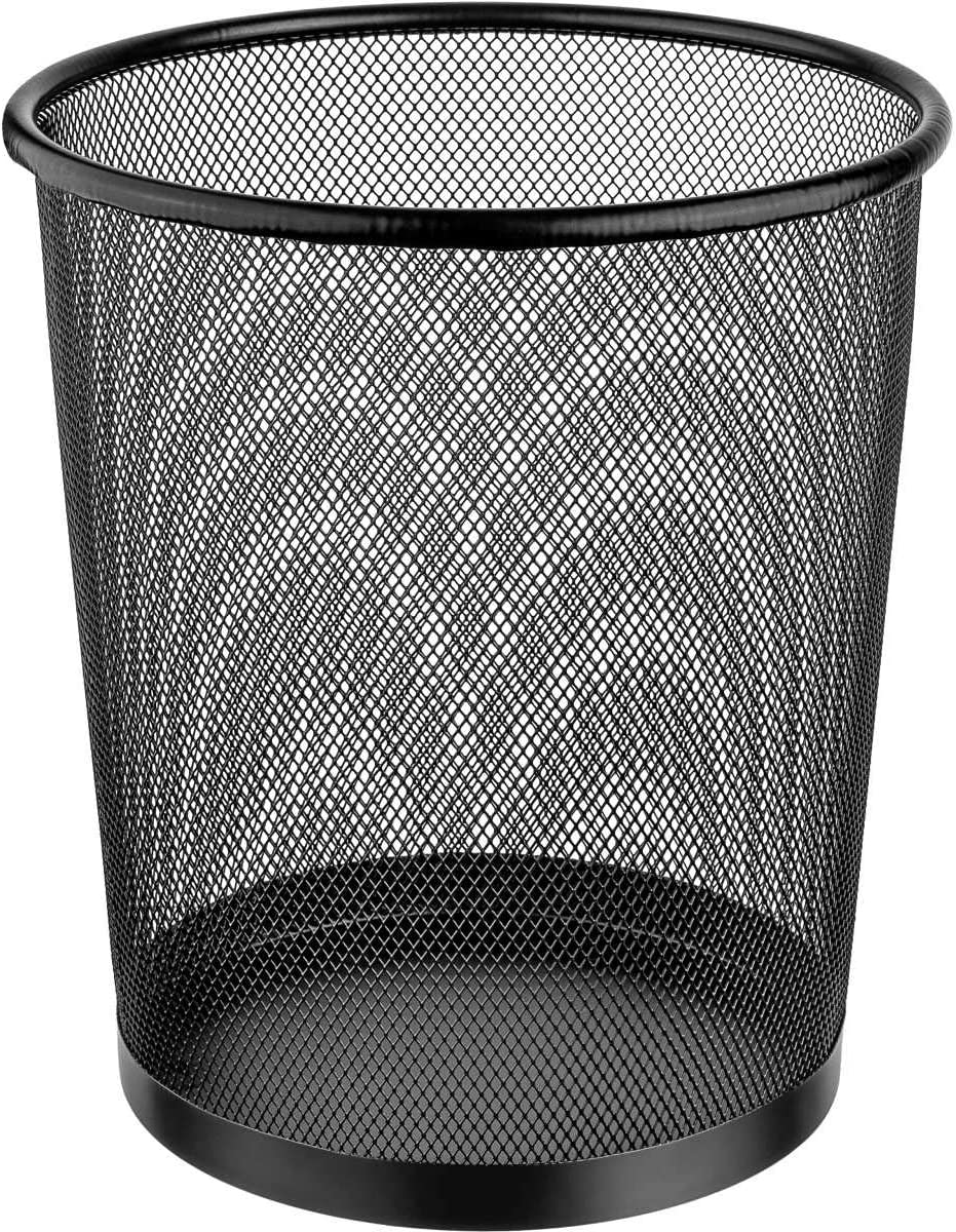 Lixeira de Metal Redonda Capacidade de 8,5L – Ordene Br na Amazon