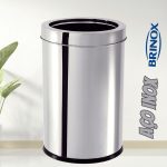 Lixeira Inox C/ Aro 18, 5x29cm Brinox Decorline na Amazon
