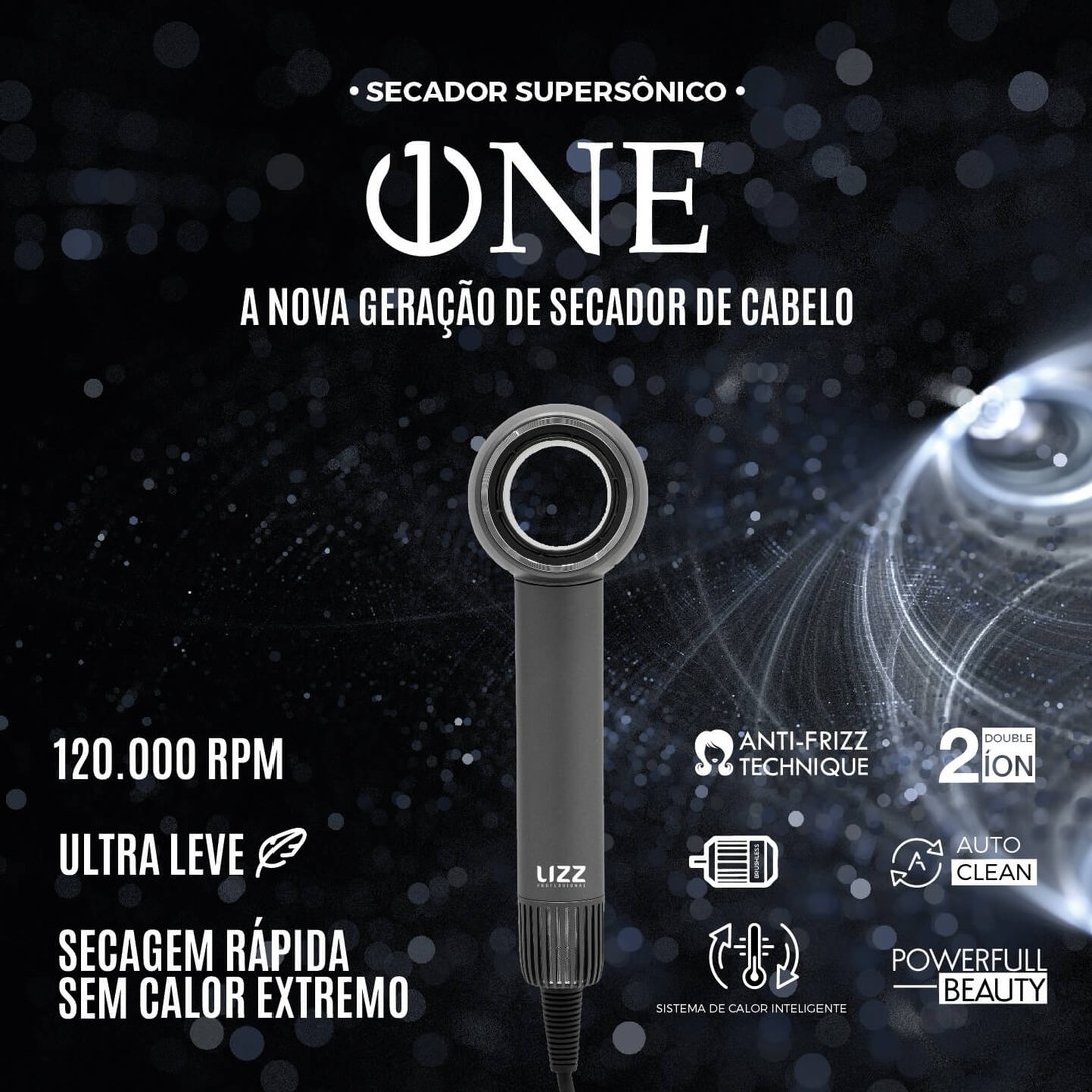 LIZZ PRO, SECADOR ONE – 120.000 RPM na Amazon