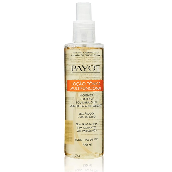 Loção Tônica Multifuncional, PAYOT, Amarelo Transparente – 220ml na Amazon
