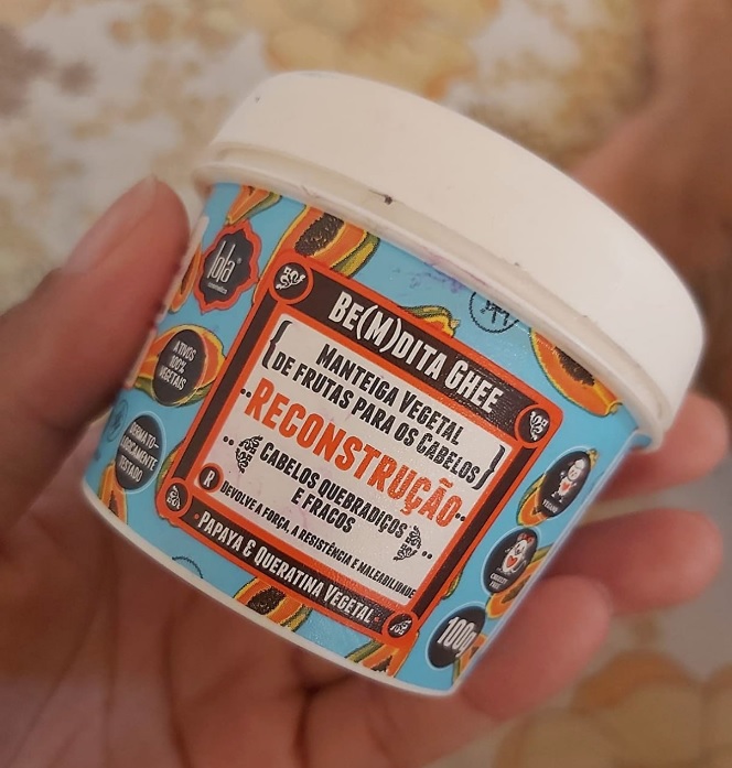 Lola Cosmetics Be(m) dita Ghee Reconstrução – Máscara 100g na Amazon