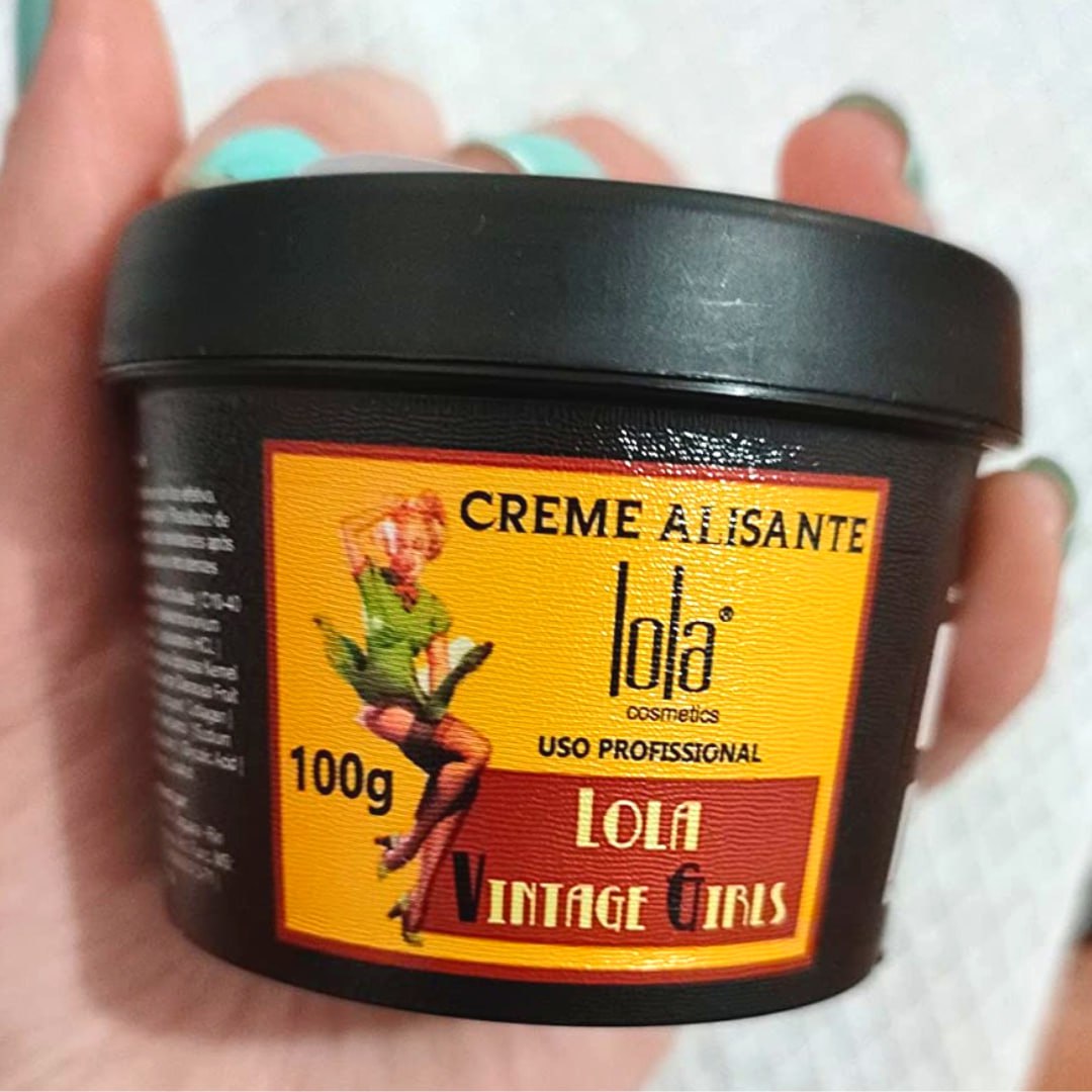 Lola Cosmetics Creme Alinsante Hair Vintage Girl 100 G na Amazon