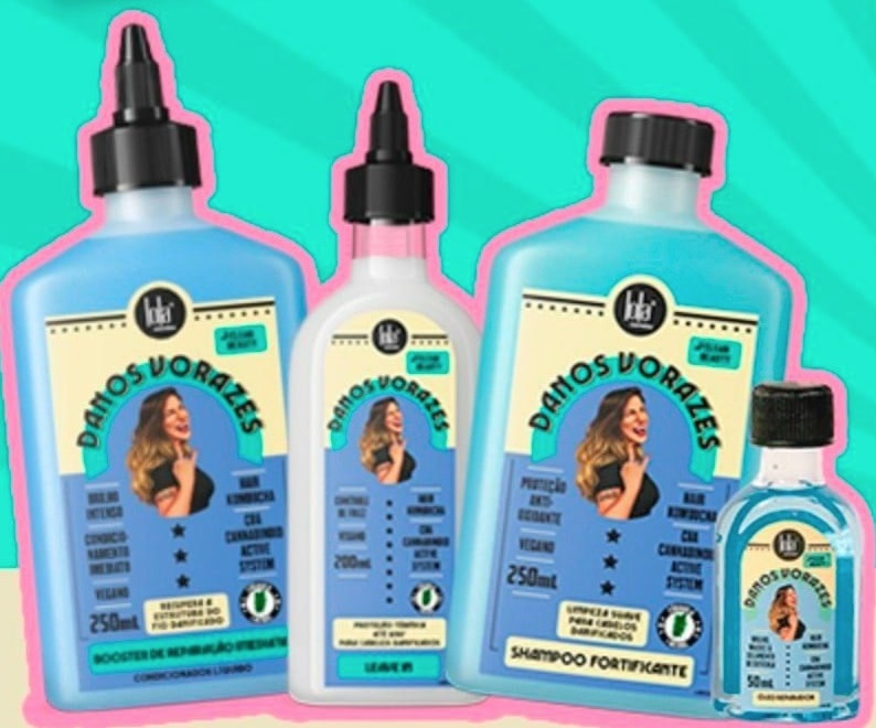 Lola Cosmetics Danos Vorazes Kit Booster + Finalizador + Shampoo + Oleo na Magazine Luiza