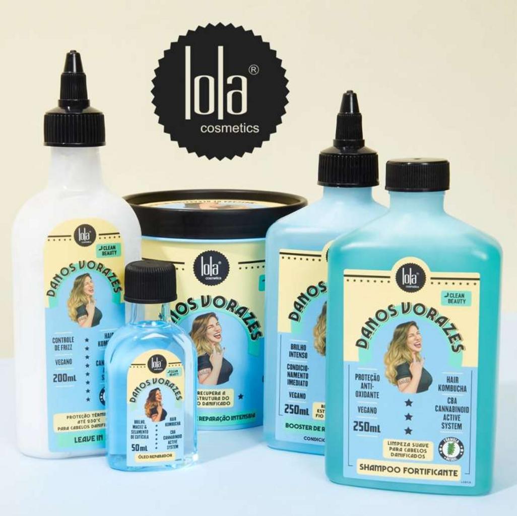 Lola Cosmetics Danos Vorazes Kit Shampoo + Máscara + Finalizador + Óleo + Booster na Magazine Luiza