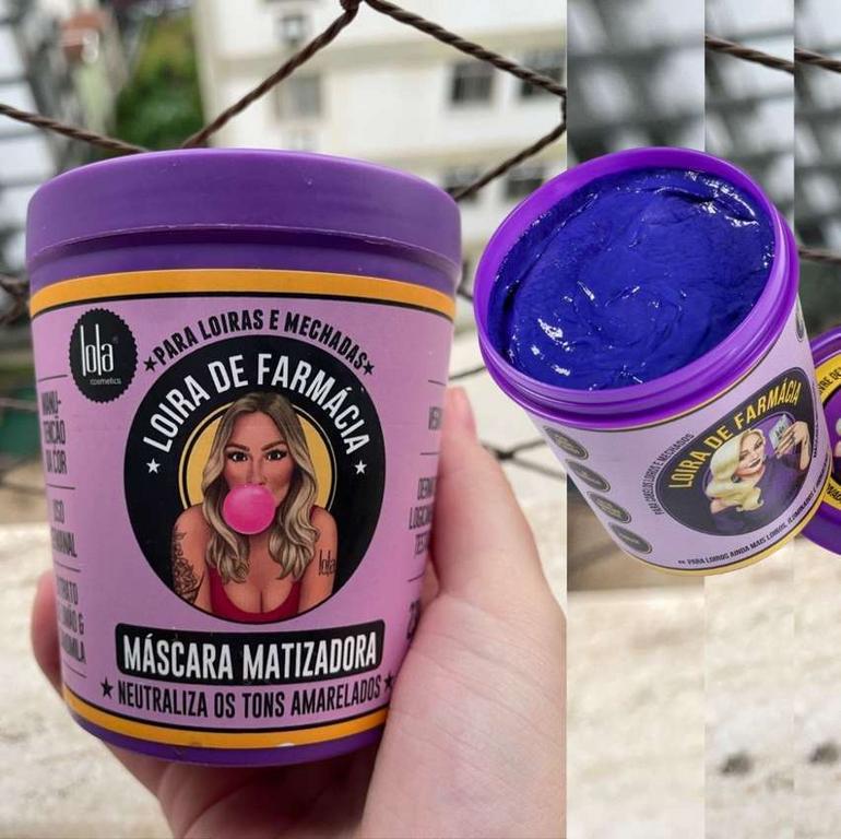 Lola Cosmetics Loira de Farmácia Matizadora Máscara 230g Lola na Amazon