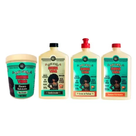 Lola Cosmetics Meu Cacho Minha Vida Kit Shampoo + Condicionador + Máscara + Creme na Magazine Luiza