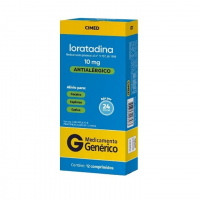Loratadina 10mg 12 Comprimidos Genérico - Antialérgico na Pague Menos
