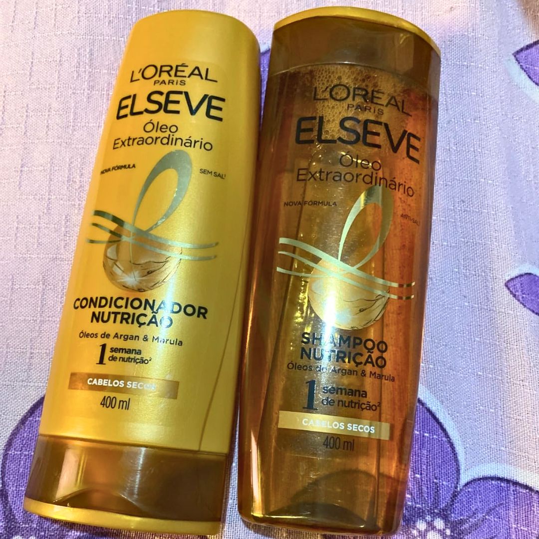 L’Oréal Paris Elseve Condicionador Óleo Extraordinário Nutrição, Brilho e Maciez Intensos, 400ml na Amazon