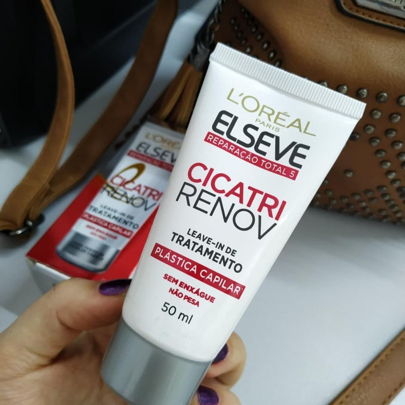 L’Oréal Paris Elsève Creme Tratamento Leave in Cicatri Renov, Branco na Amazon