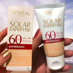 L’Oréal Paris Solar Expertise Antirrugas FPS 60 Com Cor – Protetor Solar Facial 50g na Amazon