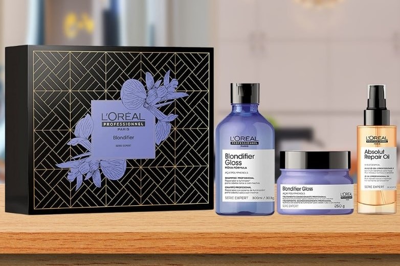 L’Oréal Professionnel Kit Blondifier Shampoo 300ml + Máscara de tratamento 250g + Máscara Metal Detox 250g | Cabelos Loiros e Platinados Mais Iluminados e Platinados na Amazon