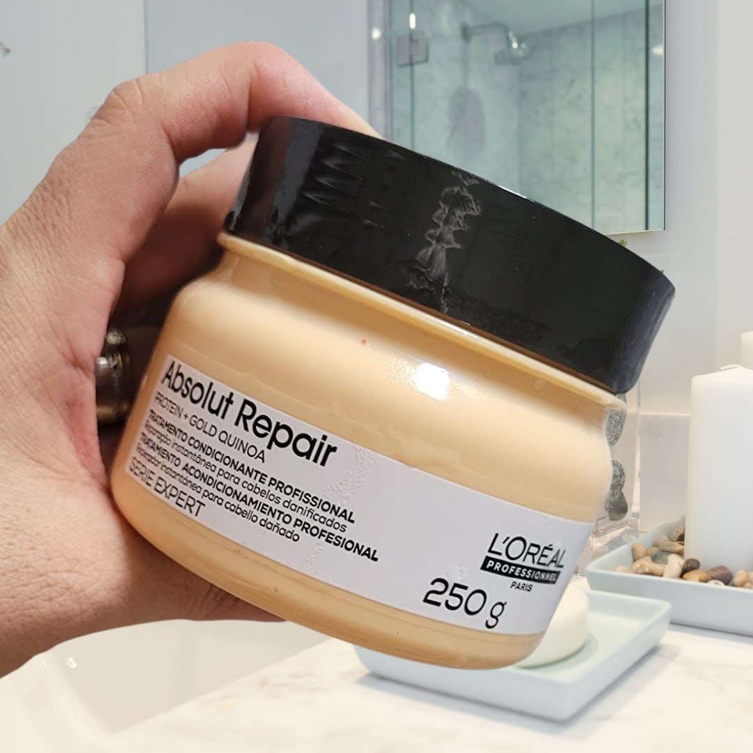 L’Oréal Professionnel Máscara Capilar Absolut Repair | Tratamento Capilar Proteico Para Nutrição Profunda | Hidrata, Repara Danos e Acrescenta Brilho | Para Cabelos Secos e Danificados na Amazon