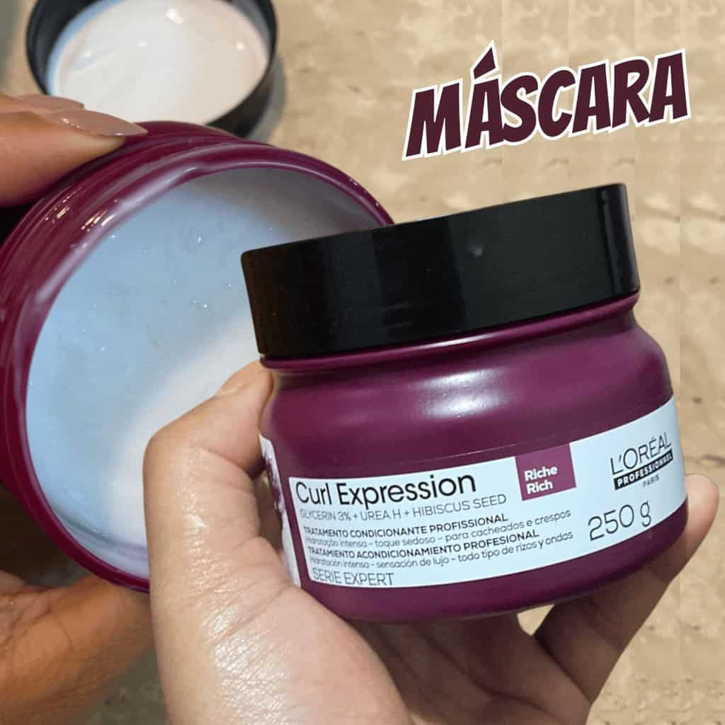 L´Oréal Professionnel Máscara de Tratamento Curl Expression Rich, Para Cabelos Crespos e Cacheados, Hidratação Intensa, Toque Sedosos e Luxuoso, Controle de Frizz, 250ml na Amazon