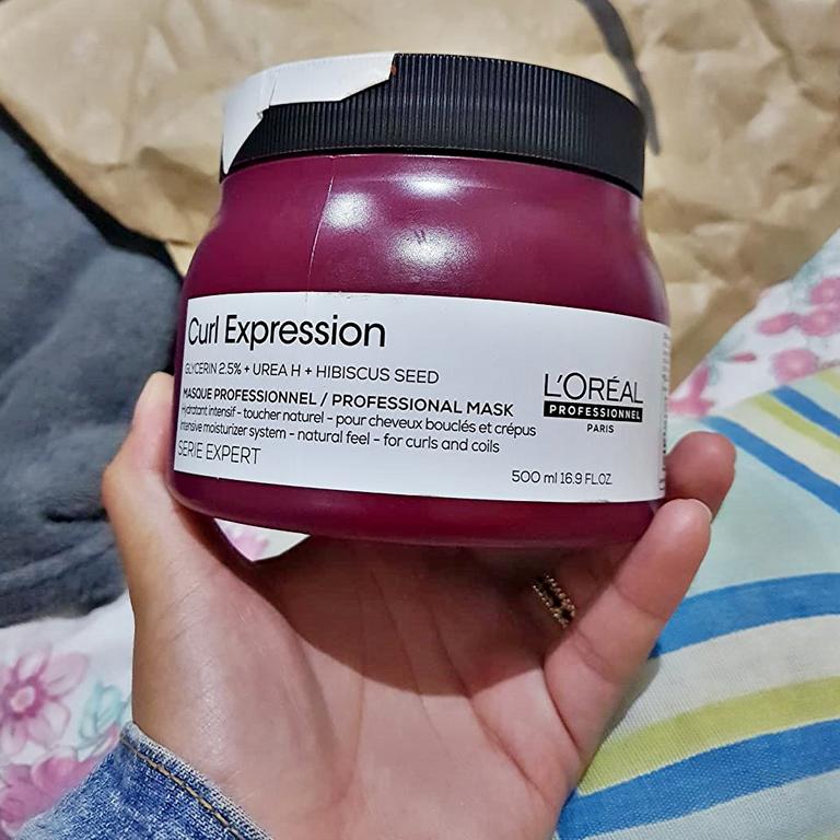 L’Oréal Professionnel Máscara de Tratamento Curl Expression | Hidrata e Desembaraça | Acrescenta Brilho | Para cabelos crespos e cacheados | Sem Parabenos | 500g na Amazon