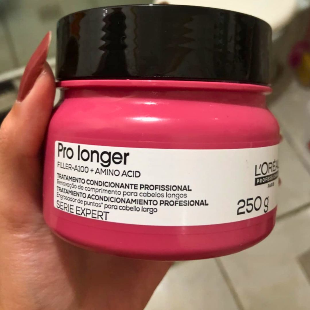 L’Oréal Professionnel Máscara de Tratamento Pro Longer, Reduz a Quebra e a Aparência de Pontas Duplas, Adiciona Suavidade e Brilho, Para Cabelos Finos e com Afinamento, 250g na Amazon