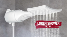 Lorenzetti Chuveiro Elétrico Branco Loren Shower, 5500W 220V na Amazon
