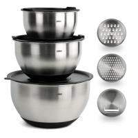LUMAI Kit 3 Tigelas Bowls De Aço Inoxidável Com Tampas Hérmeticas - Marketplace na Amazon