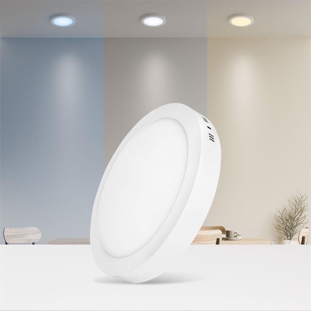 Luminária Inteligente 18W 3000-6500K Wifi Elgin Redonda de Sobrepor Compatível com Alexa e Google Home na Amazon