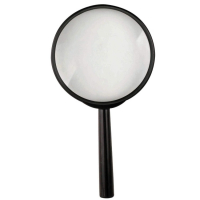 Lupa Lente Com 100mm De Diametro Com Cabo - 01 Unidade, Western, LP-100, Multicor na Amazon