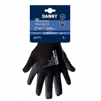 Luva Flextactil, Tamanho Extra Grande, Cor Preto, Danny. na Amazon