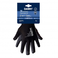Luva Flextactil, Tamanho Extra Grande, Cor Preto, Danny. na Amazon