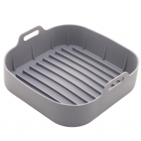 LYOR - Forma Quadrada De Silicone Para Air Fryer Cinza 20Cm X 7Cm na Amazon