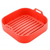 LYOR - Forma Quadrada De Silicone Para Air Fryer Vermelha 20cm X 7cm na Amazon