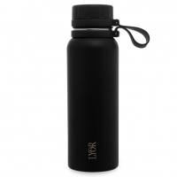 LYOR - Garrafa Térmica De Aço Inox Explorer Preta 650ml na Amazon