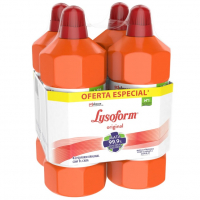 Lysoform Original, Desinfetante Líquido, Limpeza Casa, 4 Unidades De 1L Cada na Amazon