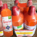 Lysoform Original, Desinfetante Líquido, Limpeza Pesada e Eficiente, 4 unidades de 1l na Amazon