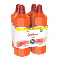 Lysoform Original, Desinfetante Líquido, Limpeza Pesada E Eficiente, 4 Unidades De 1l na Amazon