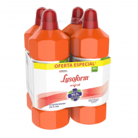 Lysoform Original, Desinfetante Líquido, Pack 4 Unidades De 1L na Amazon
