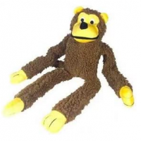 Macaco Chalesco Brinquedo Para Cães Pelúcia Marrom na Amazon