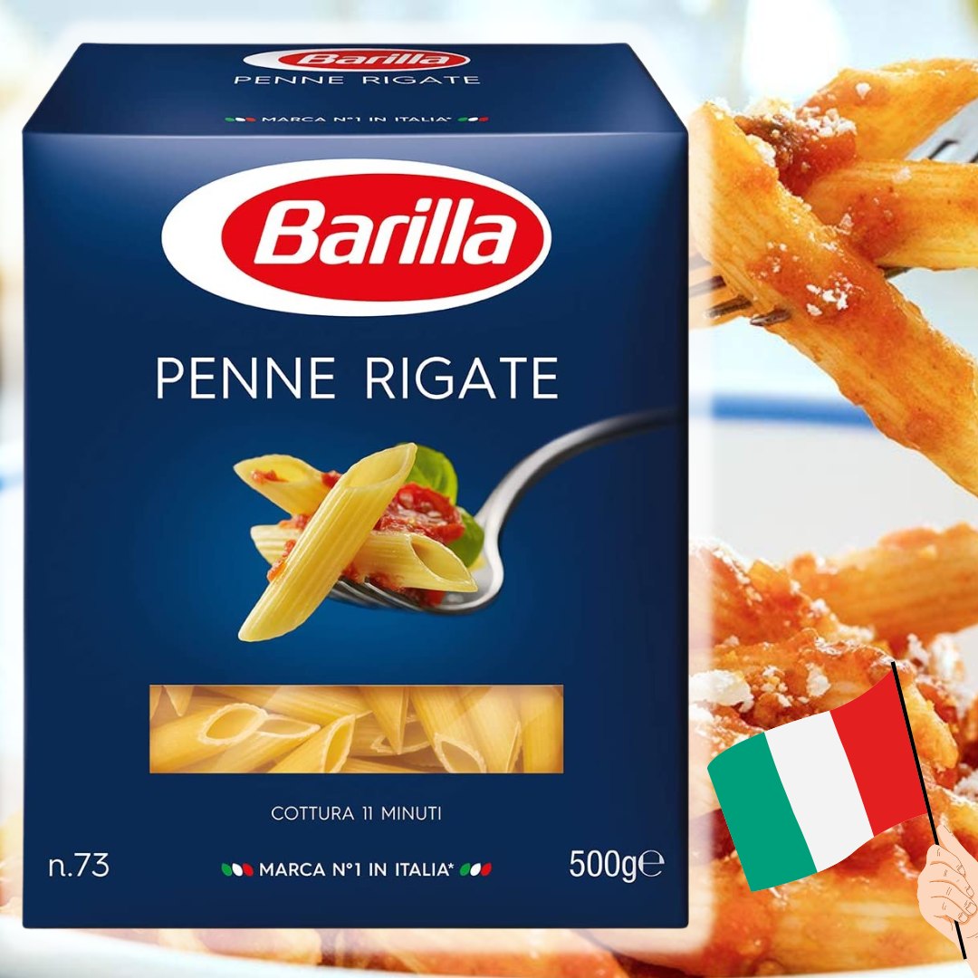 Macarrão Grano Duro Penne Rigate ou Fusilli Barilla 500g na Amazon