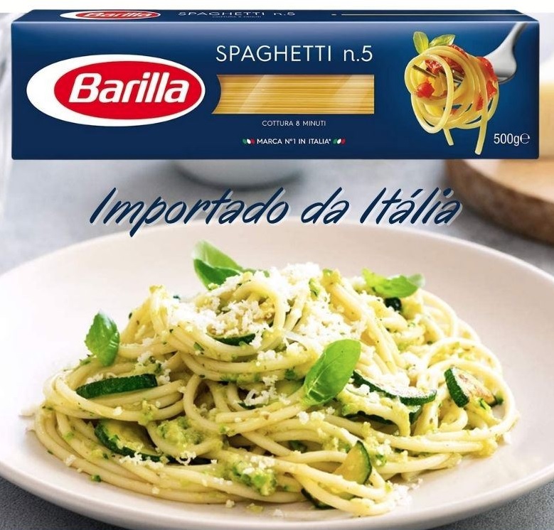 Macarrão Grano Duro Spaguetti N.5 Barilla 500g na Amazon