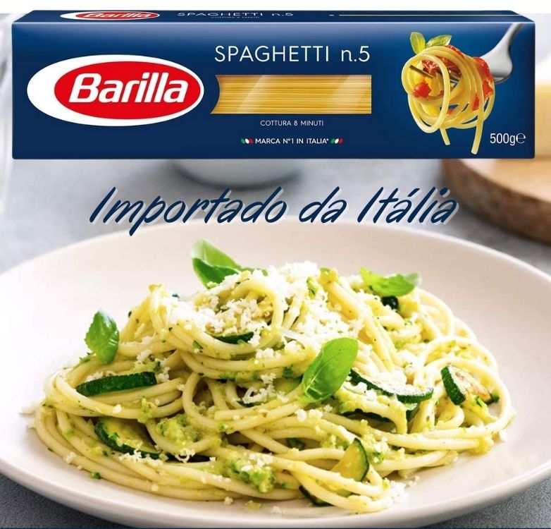 Macarrão Grano Duro Spaguetti N.5 Barilla 500g na Amazon